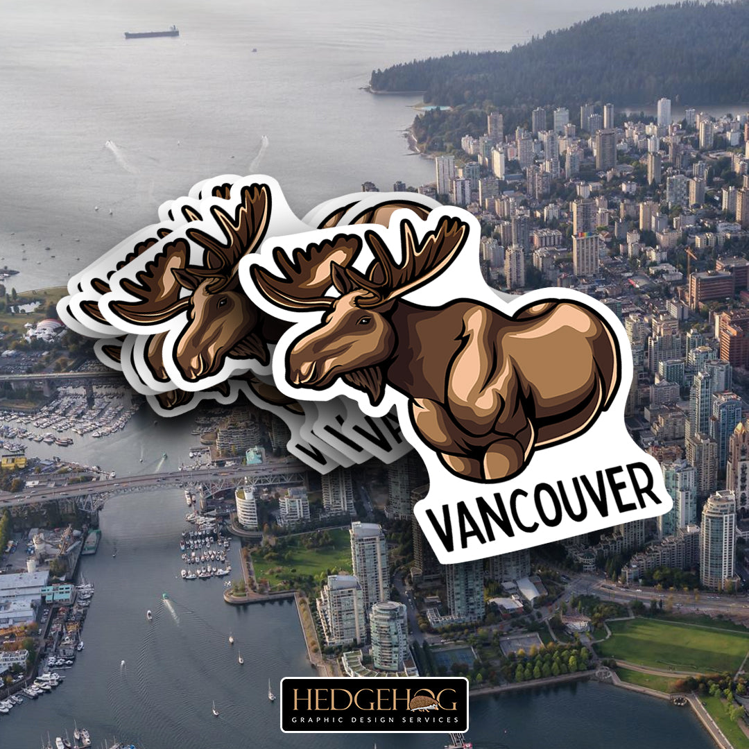 Vancouver Wilderness Moose Sticker