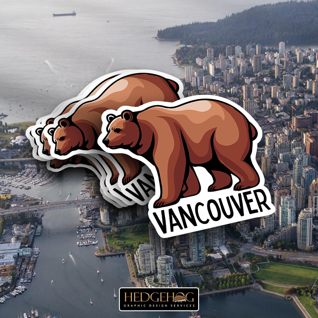 Vancouver Grizzly Sticker