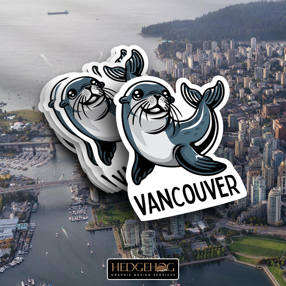 Vancouver Harbor Seal Sticker