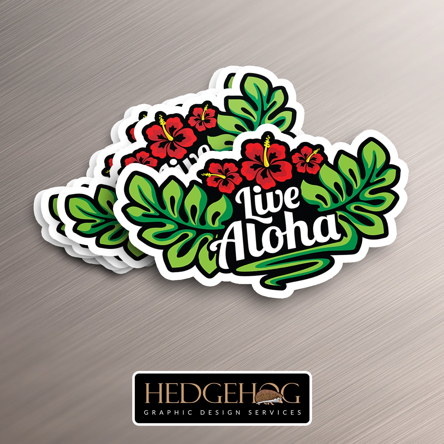 Live Aloha Sticker 4 (Pack of 50)