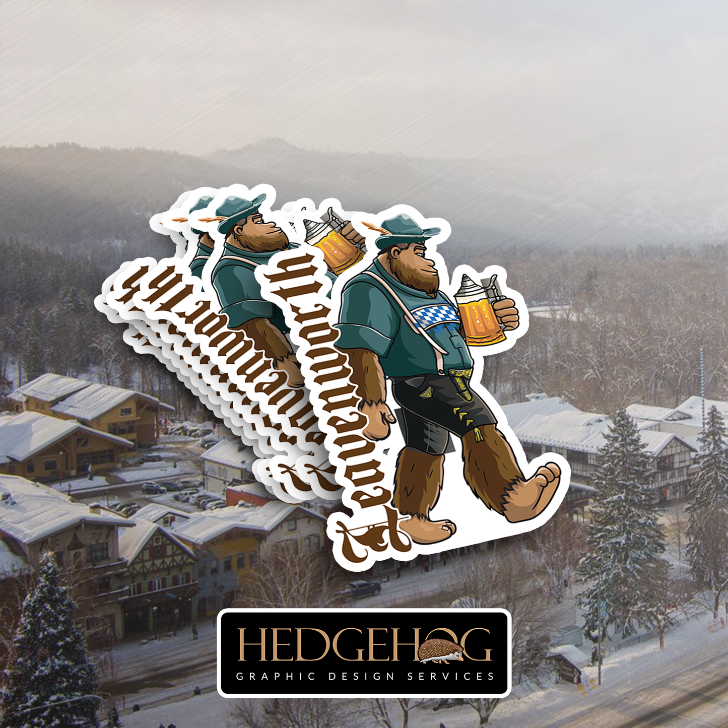 Leavenworth Sticker 11 (Pack of 25)