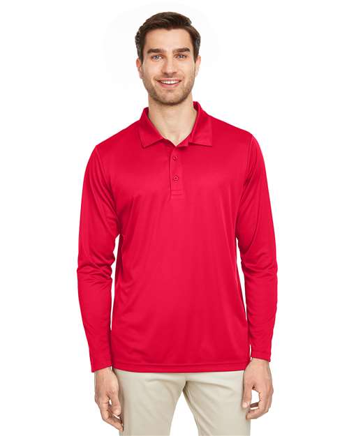 Zone Performance Long Sleeve Polo