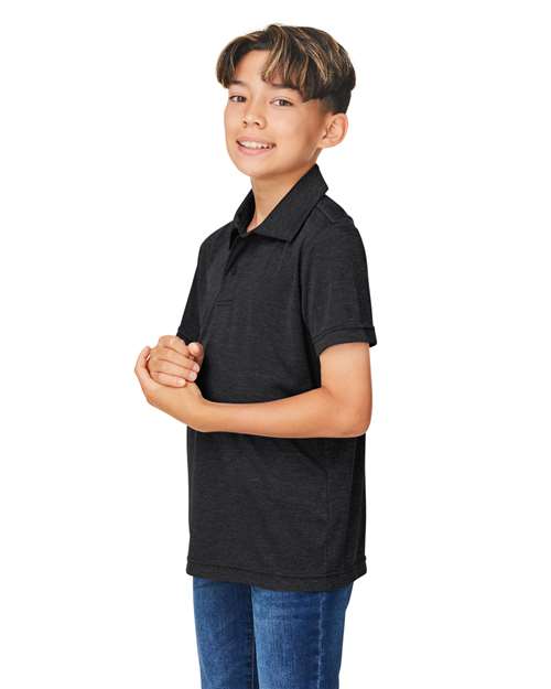 Youth Zone Sonic Heather Performance Polo