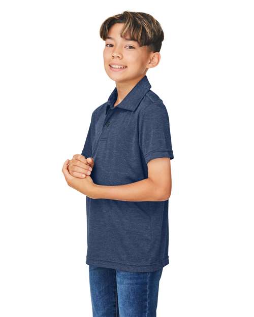 Youth Zone Sonic Heather Performance Polo
