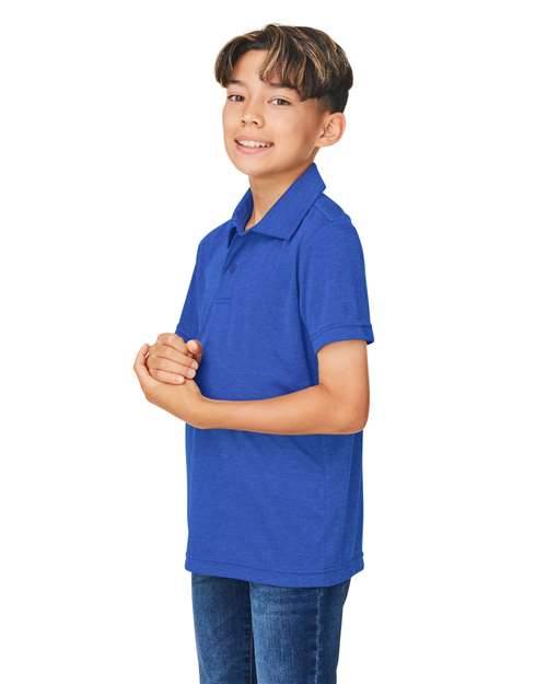 Youth Zone Sonic Heather Performance Polo