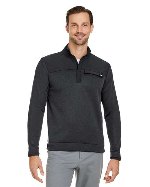 Fleece Quarter Zip Pullover Sweatshirt