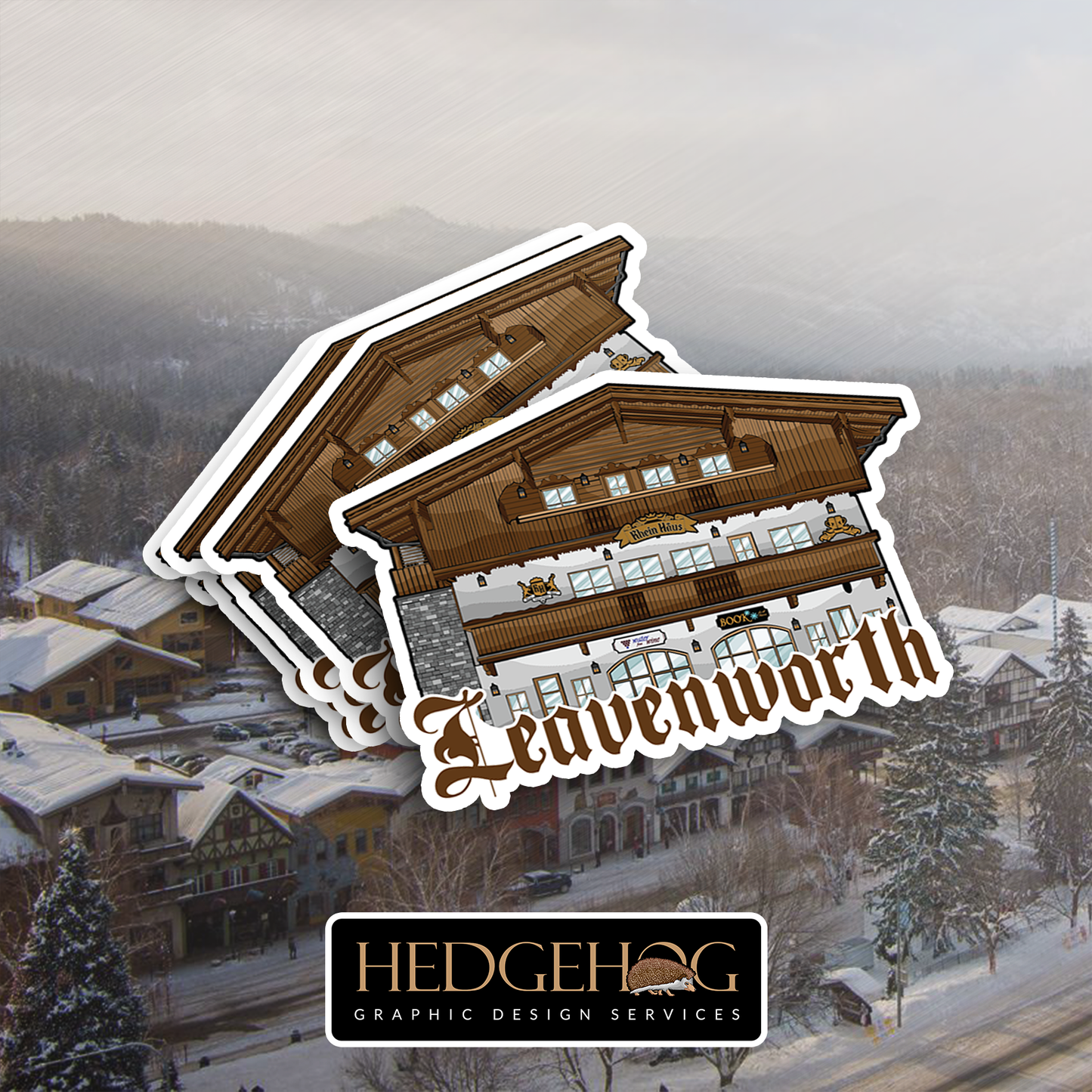 Leavenworth Sticker 13 (Pack of 25)