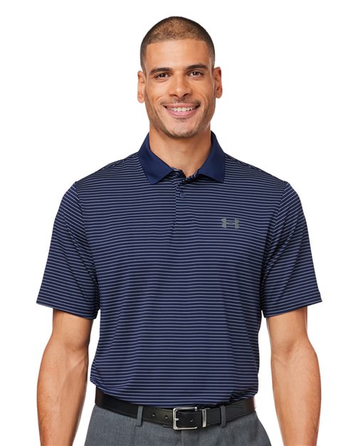 3.0 Striped Perf Polo