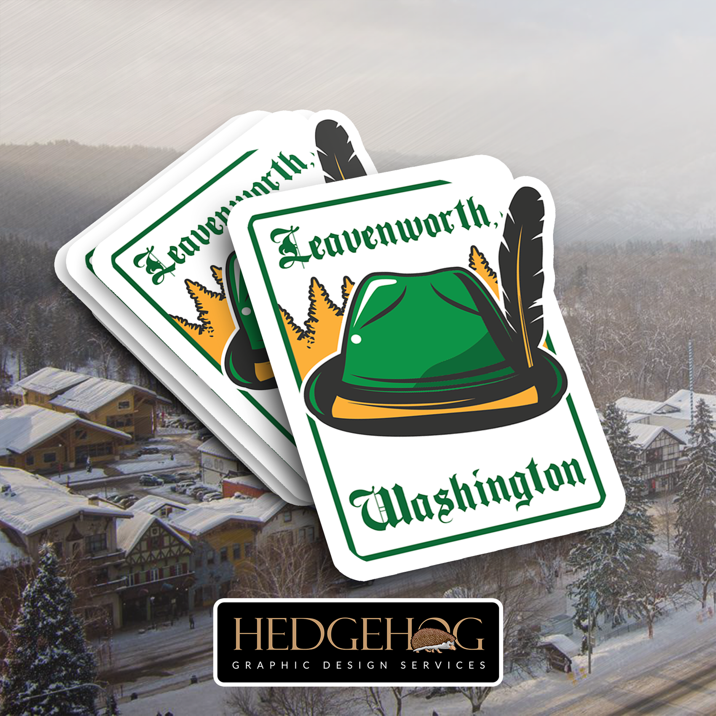 Leavenworth Sticker 17 (Pack of 25)