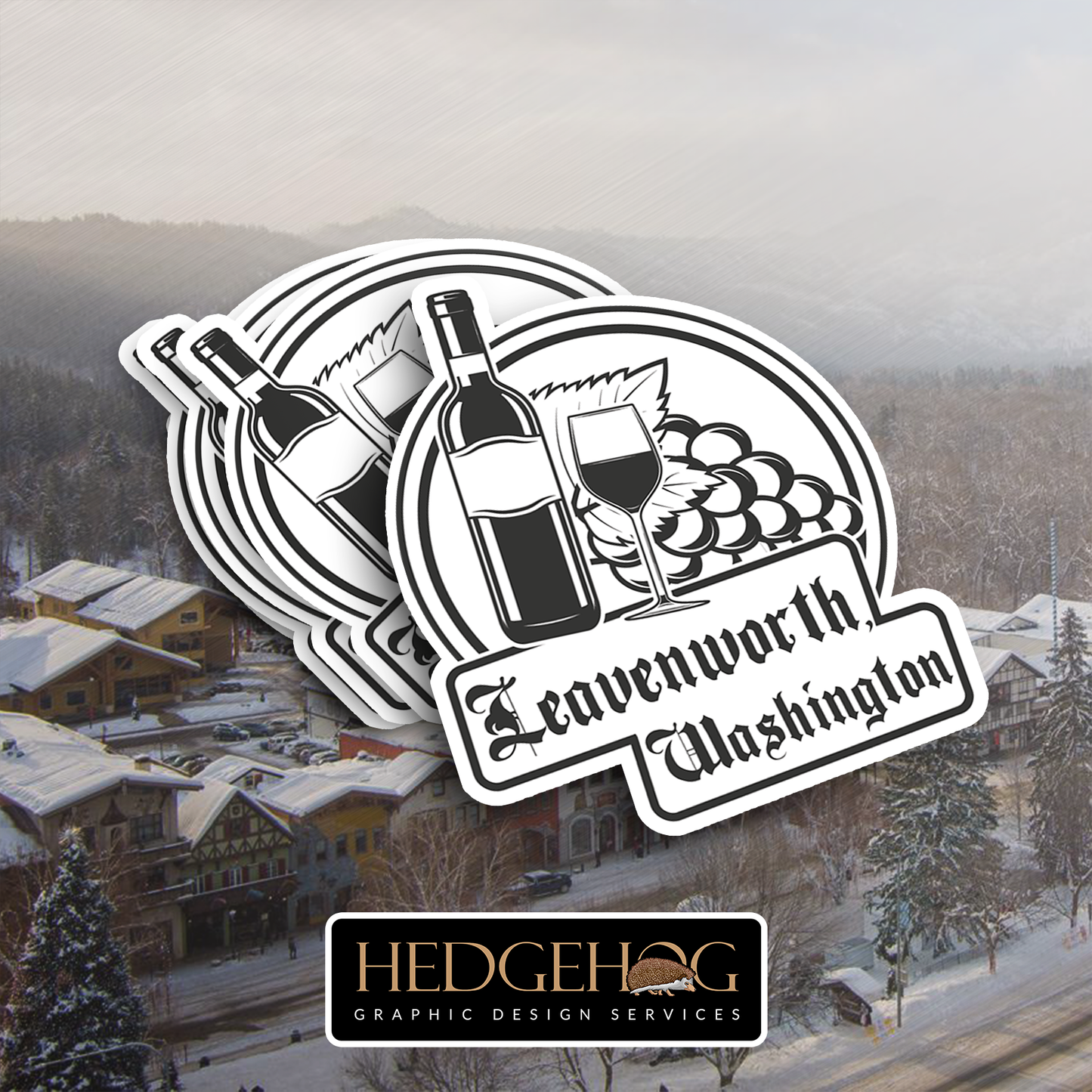Leavenworth Sticker 19 (Pack of 25)