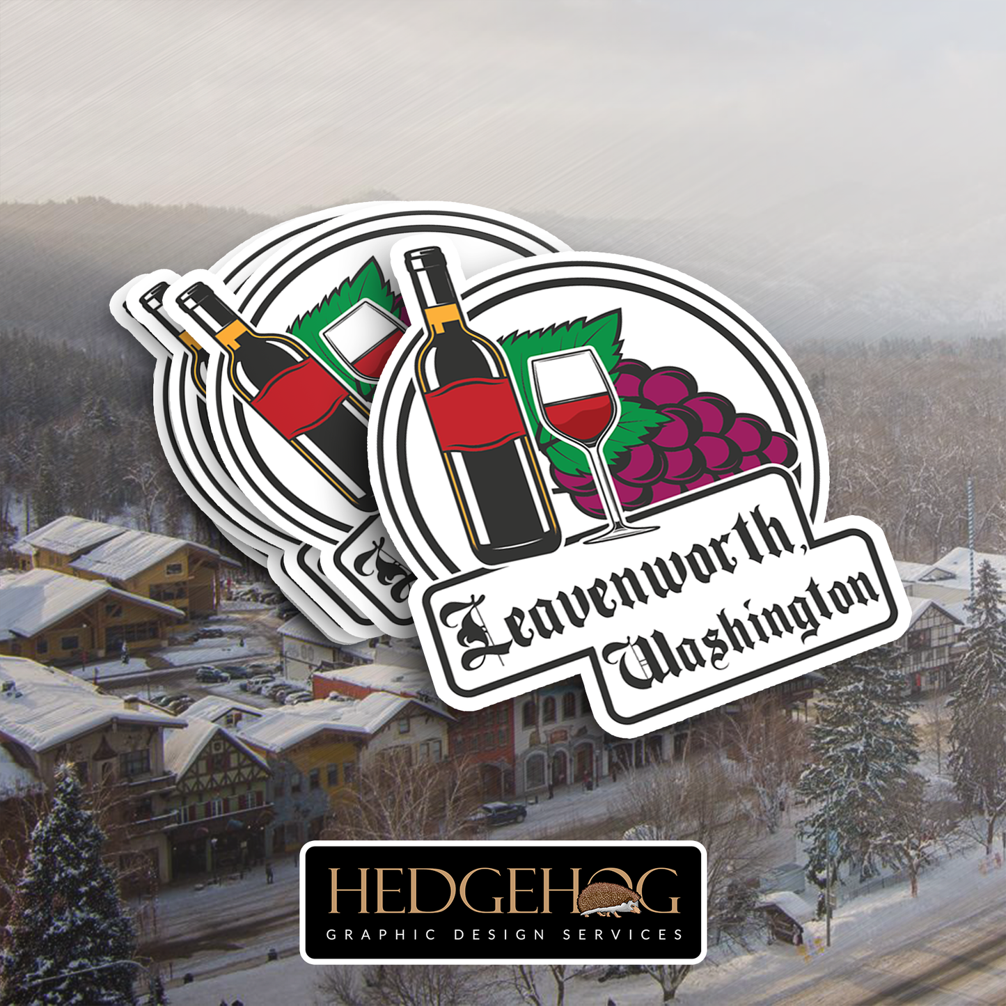 Leavenworth Sticker 20 (Pack of 25)