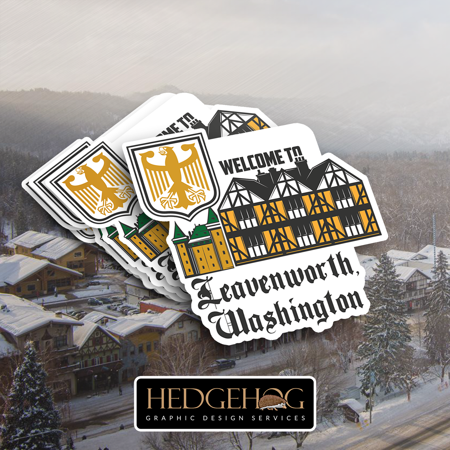 Leavenworth Sticker 21 (Pack of 25)