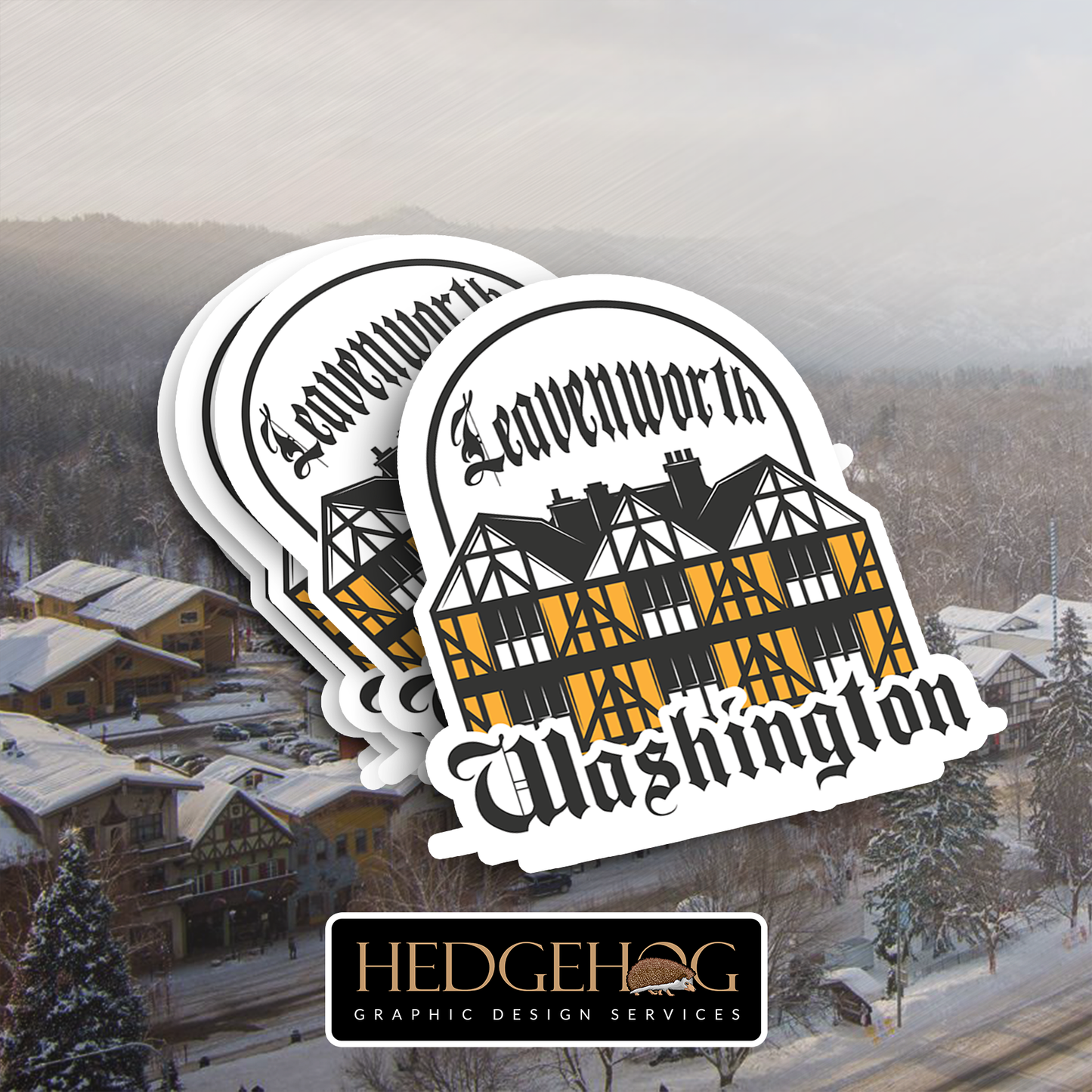 Leavenworth Sticker 22 (Pack of 25)