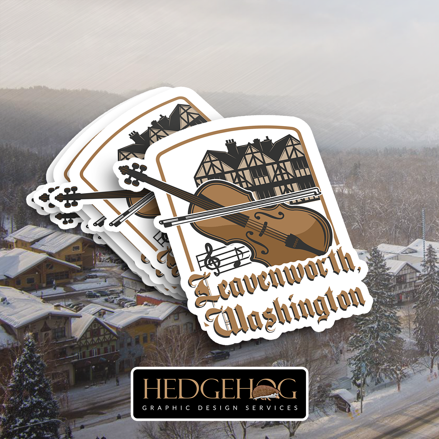 Leavenworth Sticker 25 (Pack of 25)