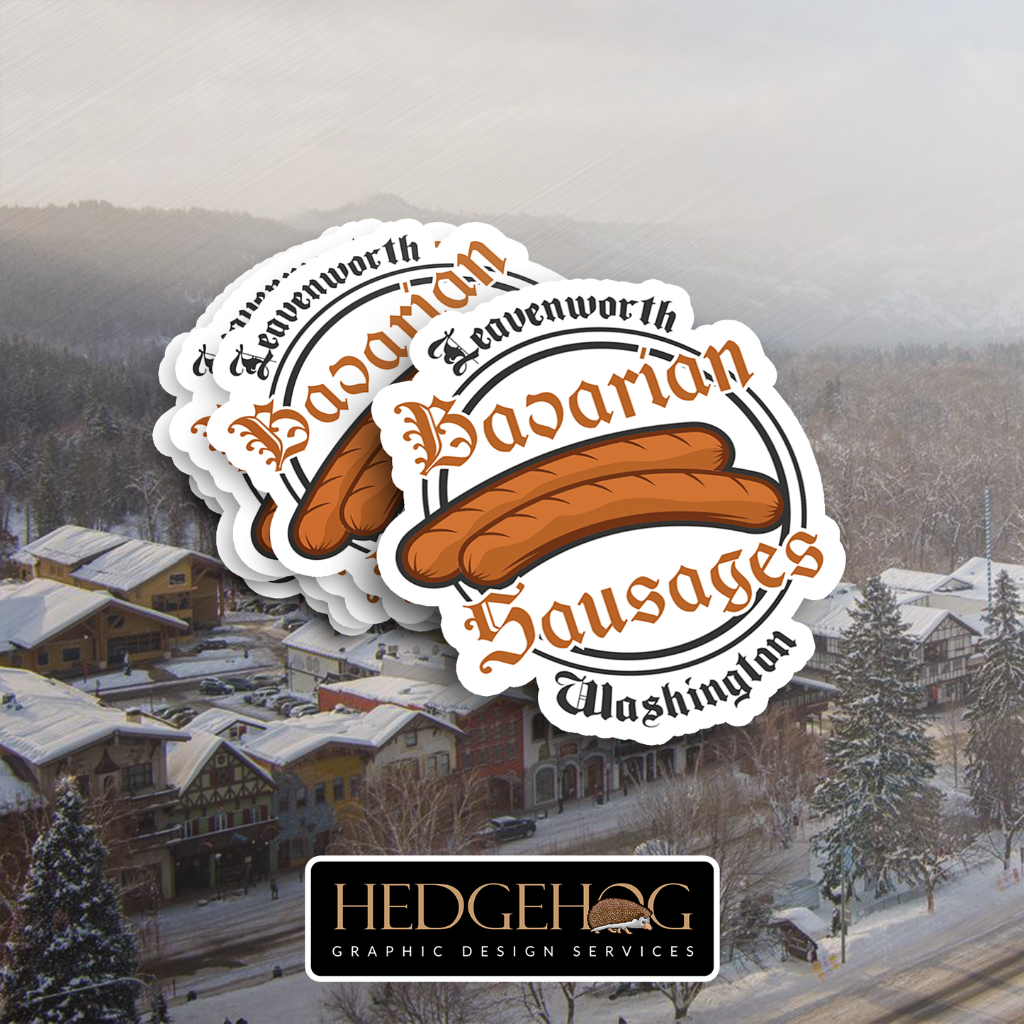 Leavenworth Sticker 29 (Pack of 25)