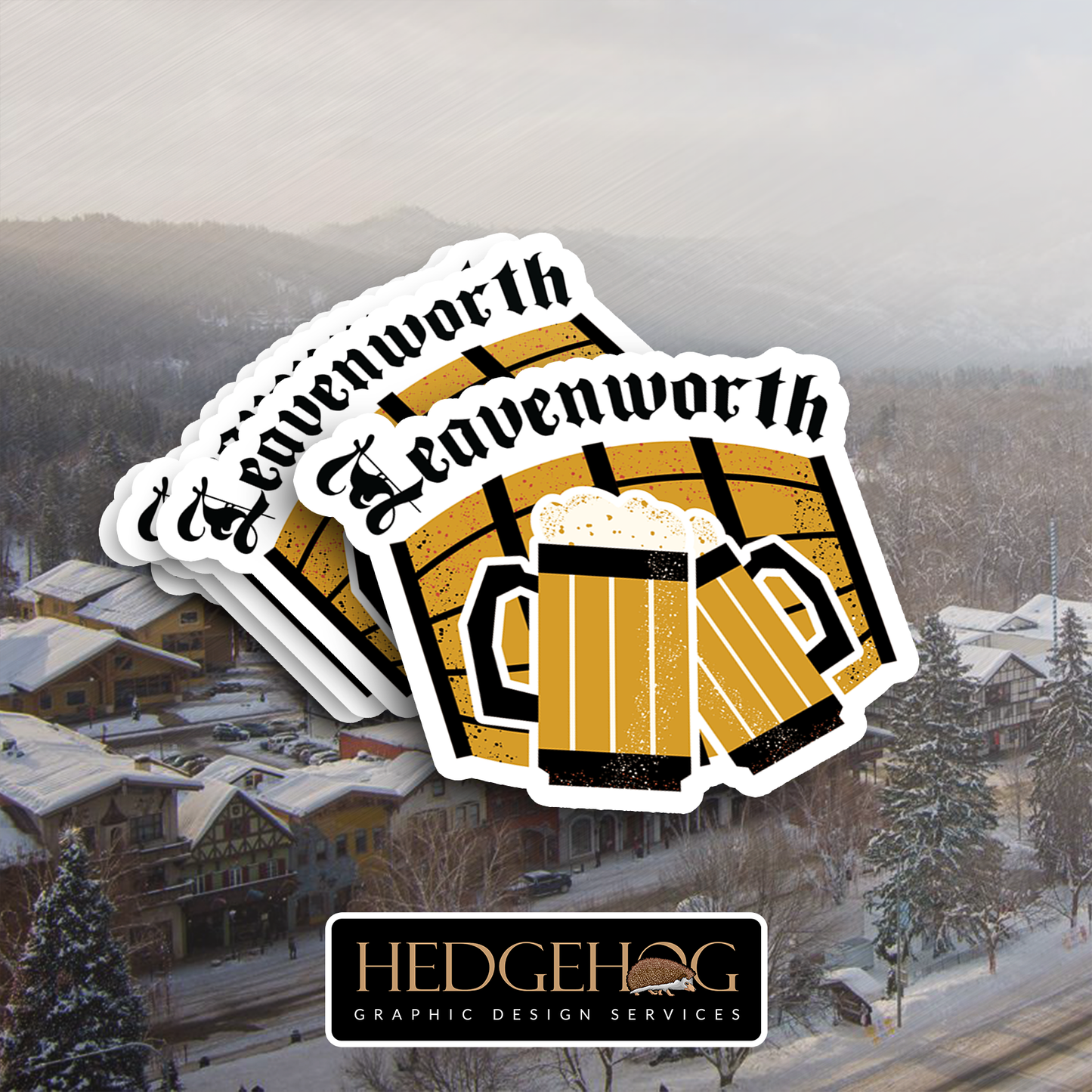 Leavenworth Sticker 31 (Pack of 25)