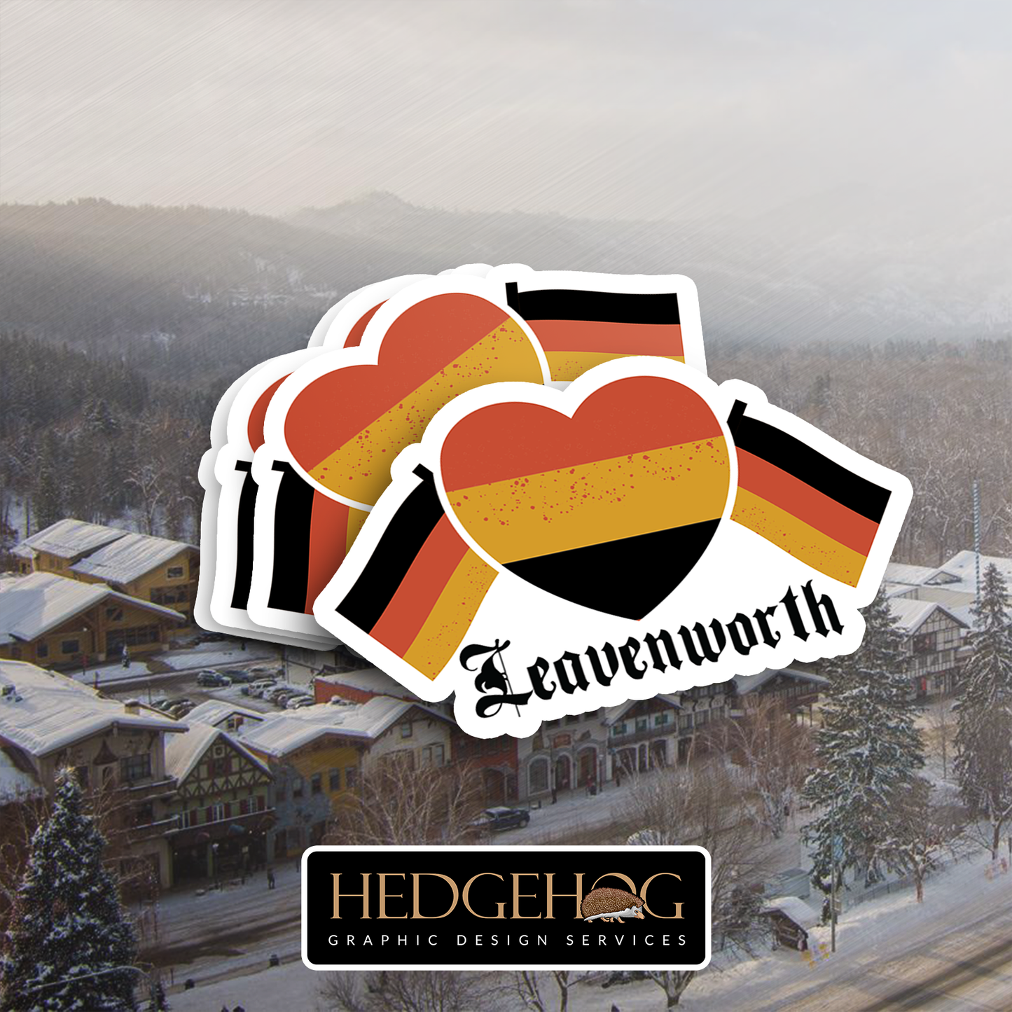 Leavenworth Sticker 33 (Pack of 25)