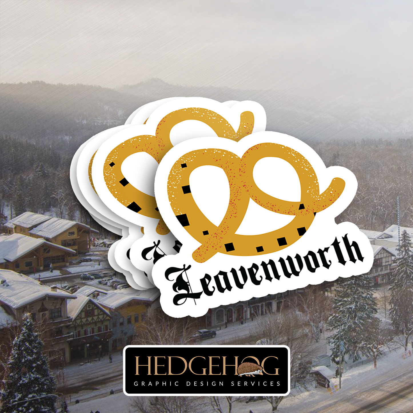 Leavenworth Sticker 38 (Pack of 25)