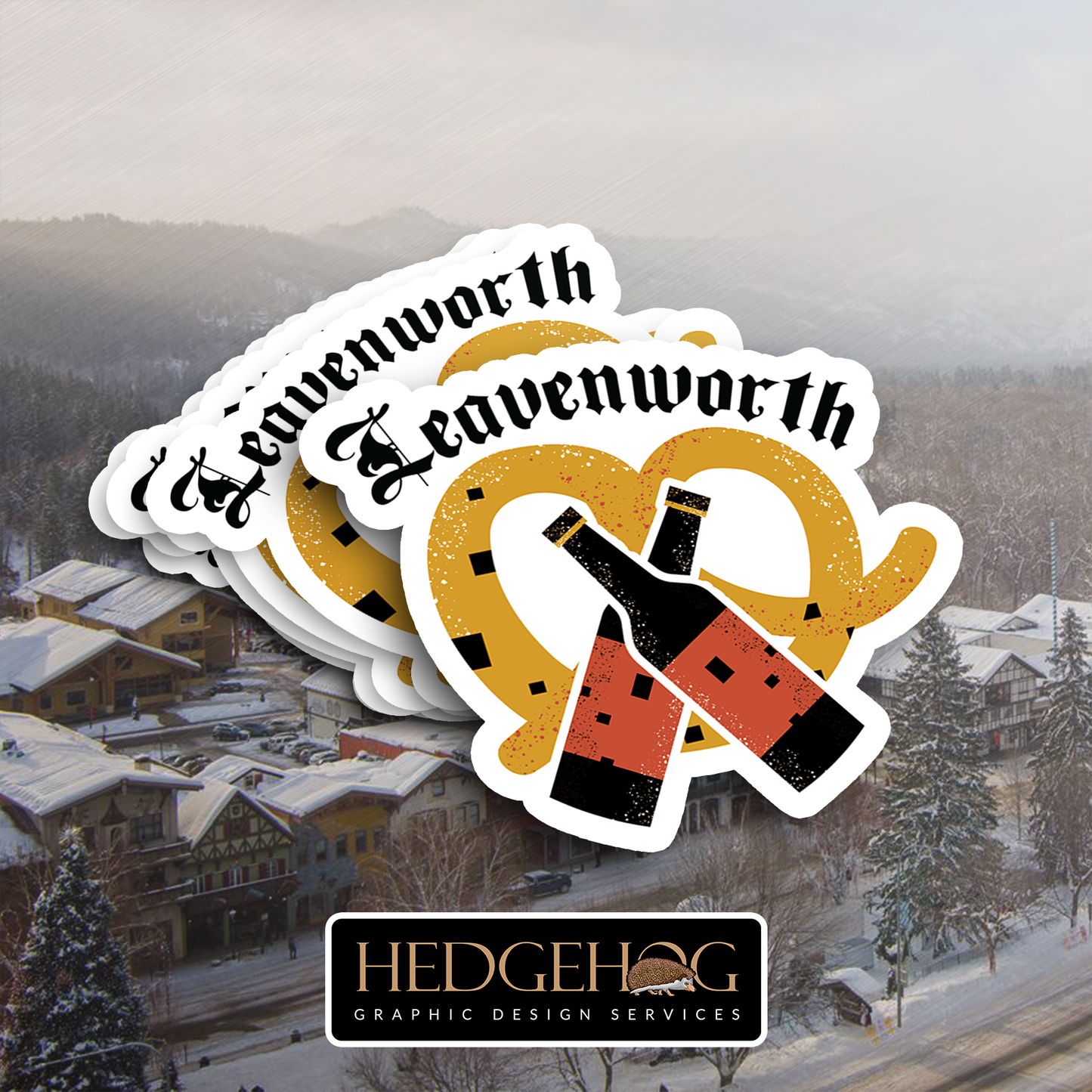 Leavenworth Sticker 41 (Pack of 25)