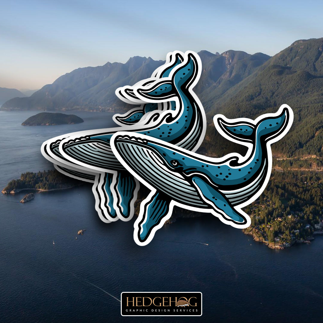 Vancouver Whale Sticker (No Text)