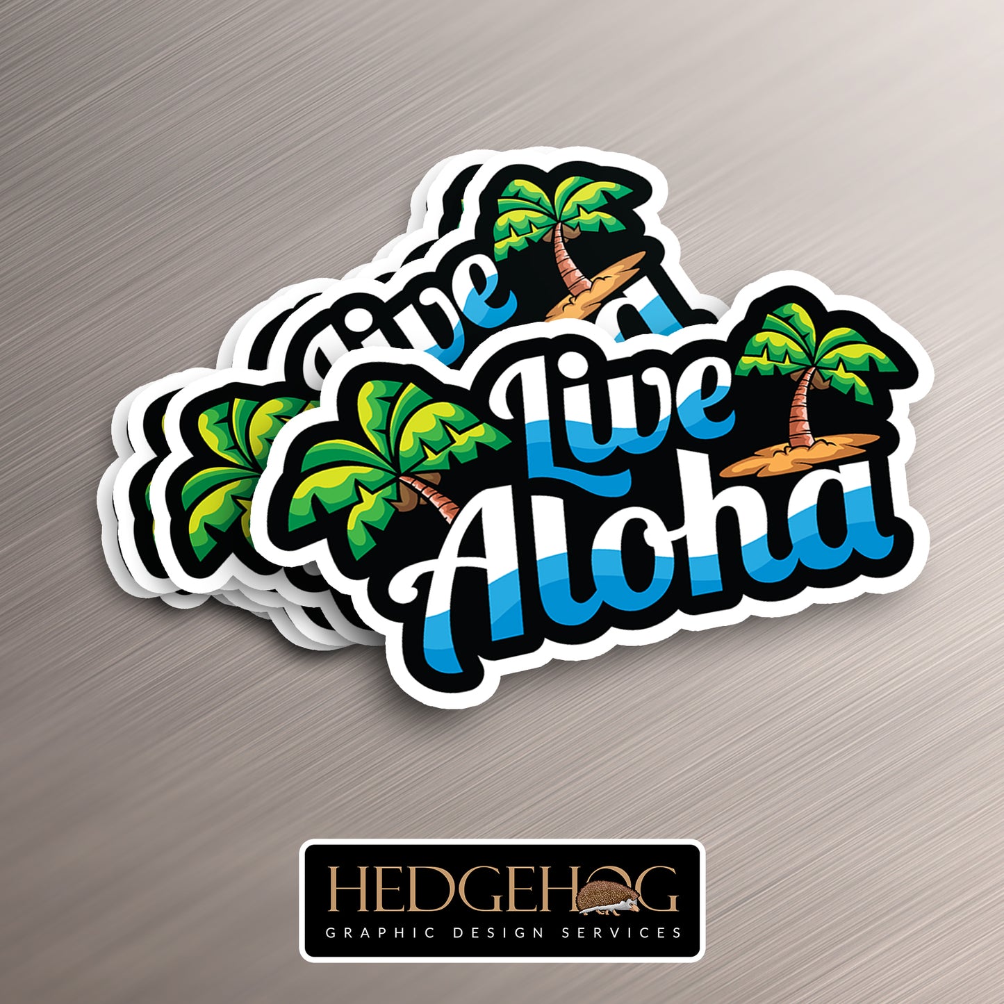 Live Aloha Sticker 3 (Pack of 50)