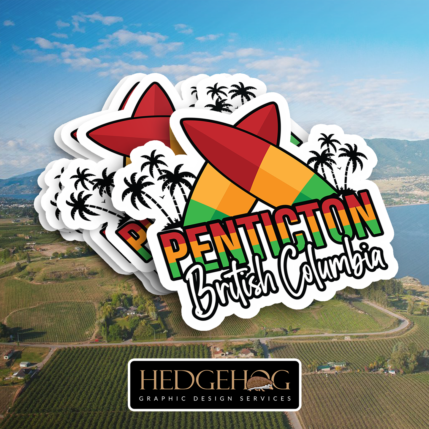 Penticton Sticker 6 (Pack of 25)