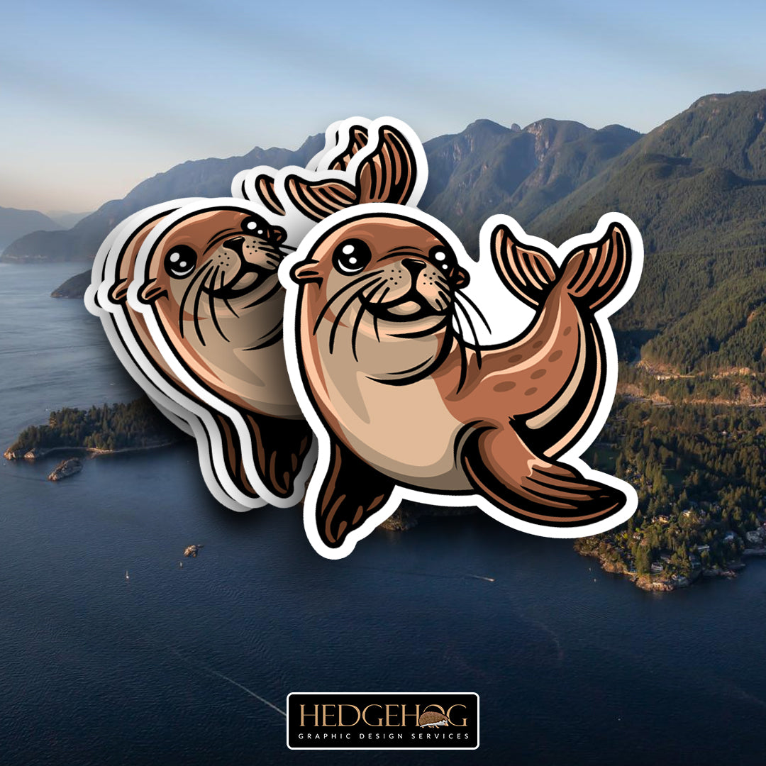 Vancouver Sea Lion Sticker (No Text)