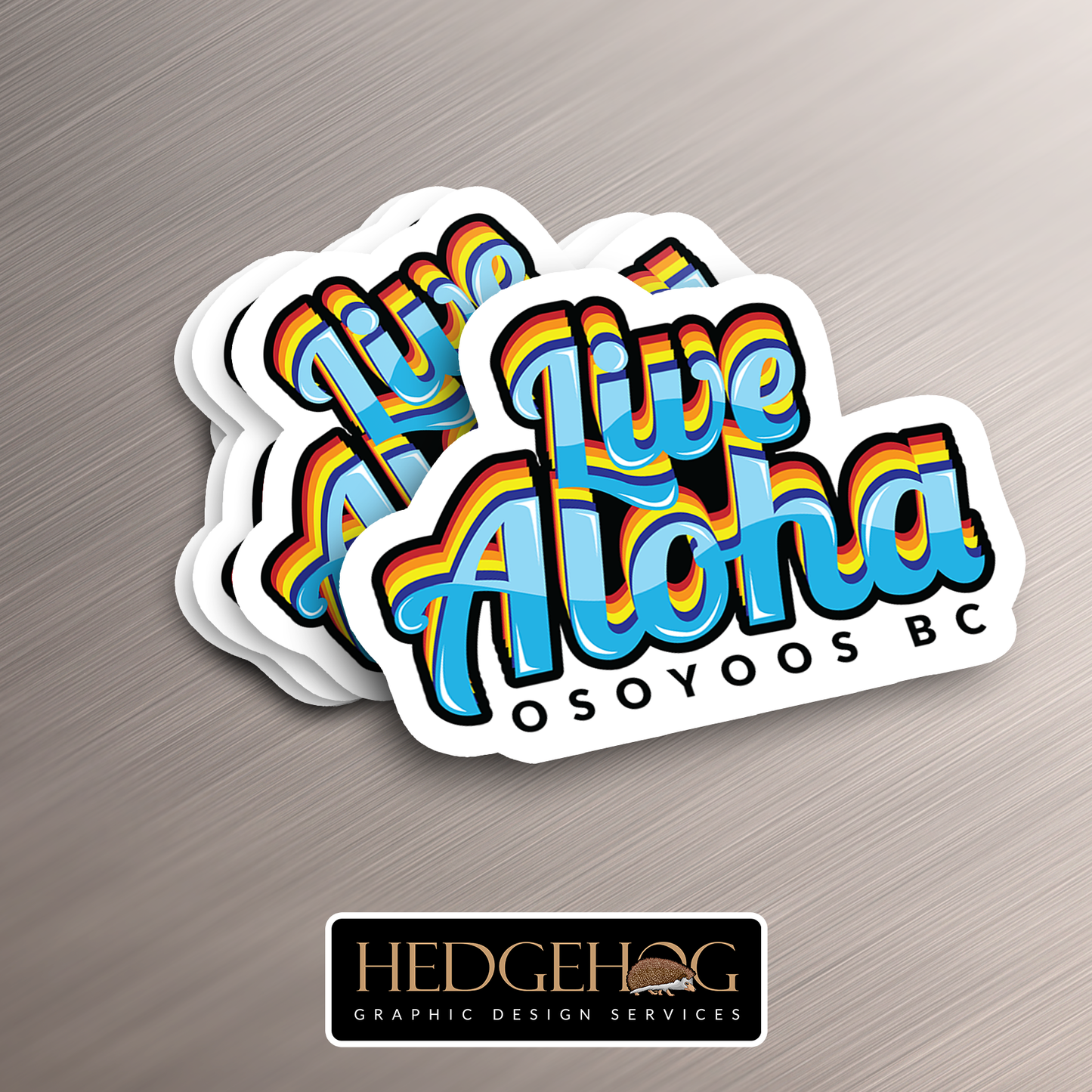 Live Aloha Sticker 8 (Pack of 50)