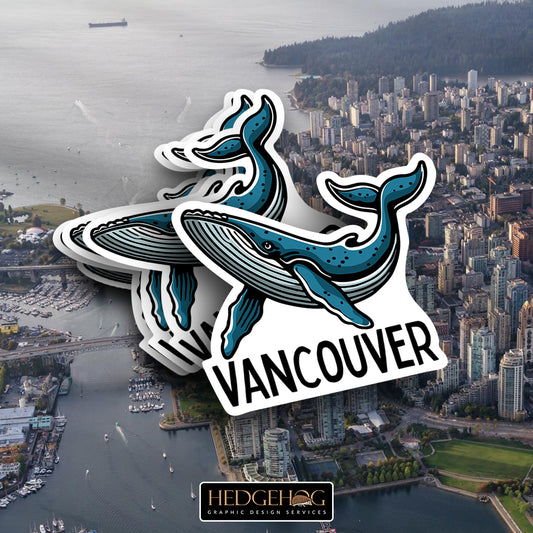 Vancouver Whale Sticker