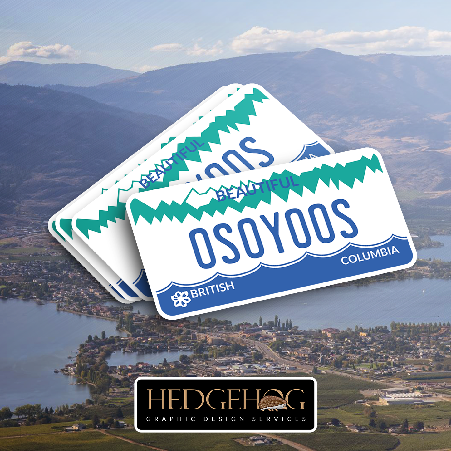 Osoyoos License Plate 2 (Pack of 25)