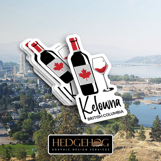Kelowna Bottle and Glass (Pack of 25)