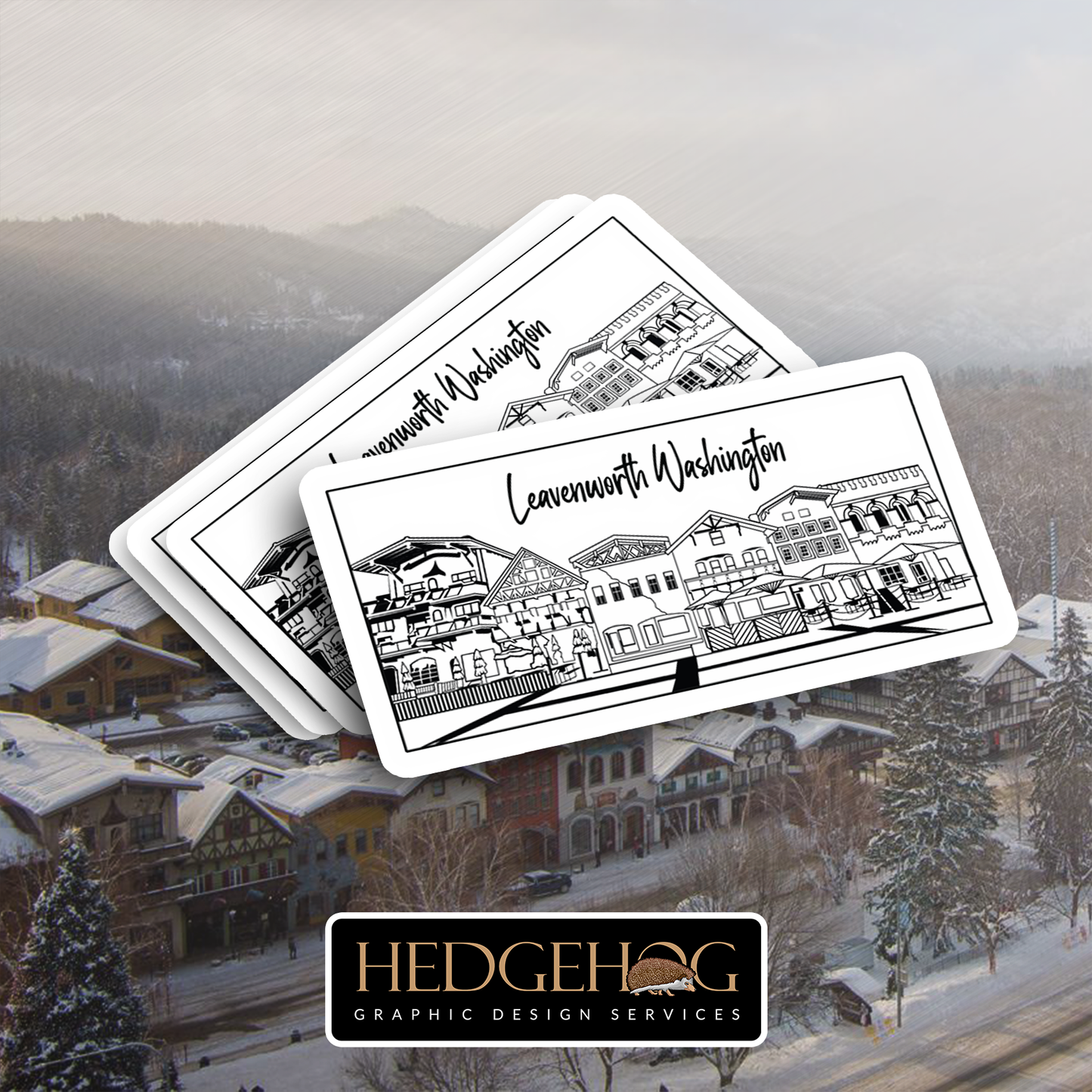Leavenworth Sticker 7 (Pack of 25)