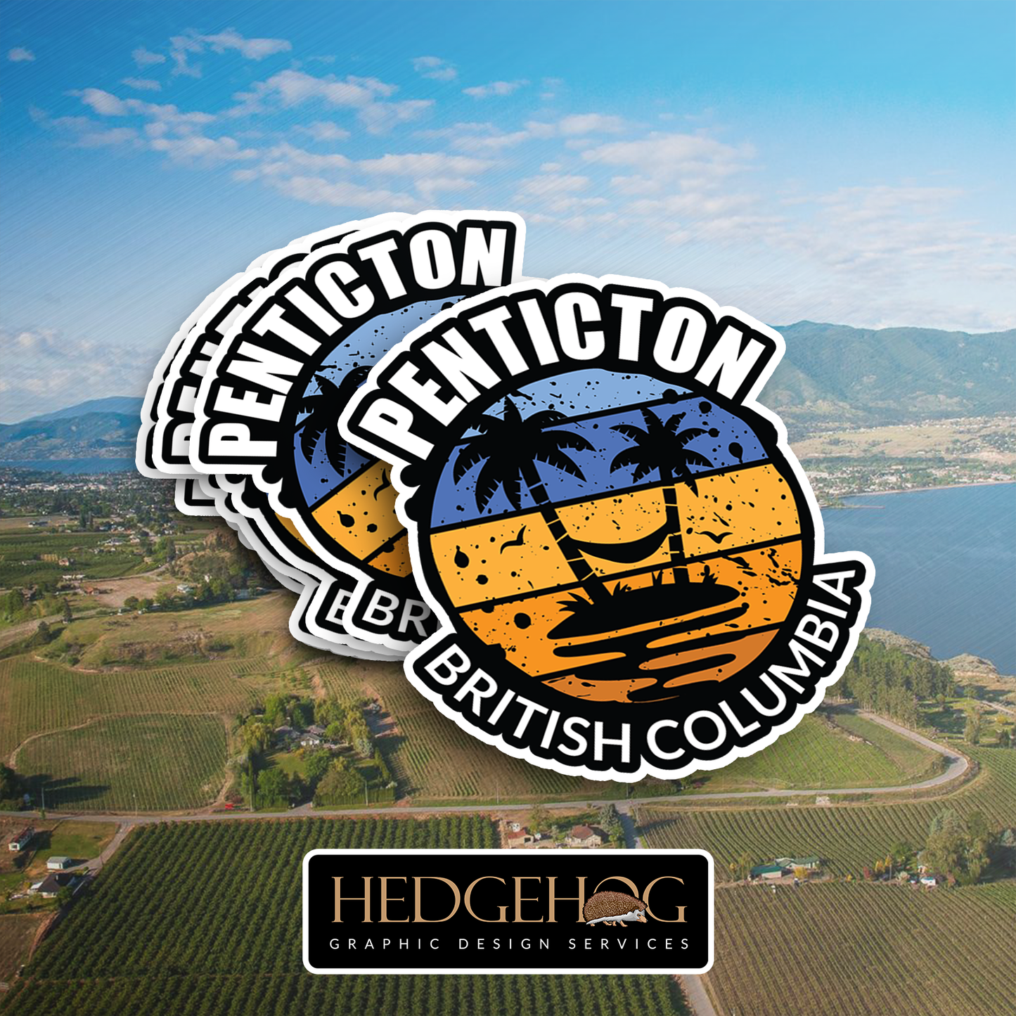 Penticton Sticker 7 (Pack of 25)