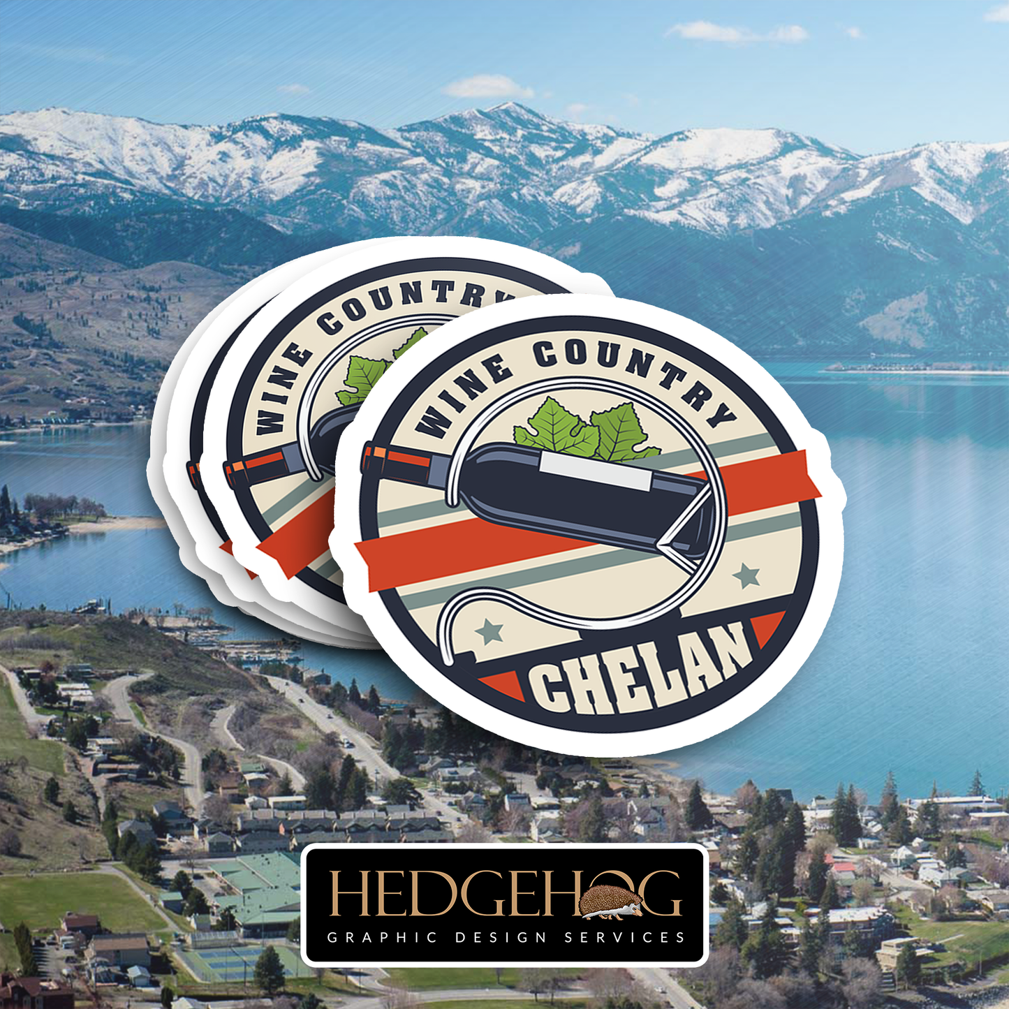 Chelan Sticker 8 (Pack of 25)