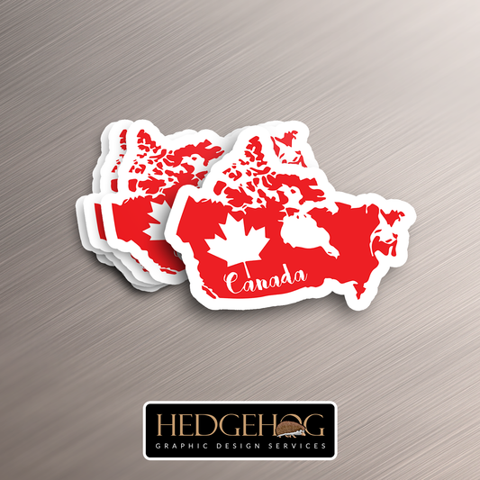 Canada Shape with Heart (Pack of 25)