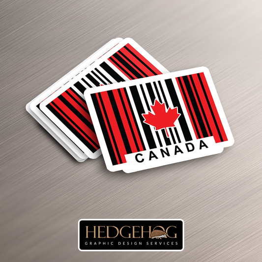Canada Flag Barcode (Pack of 25)